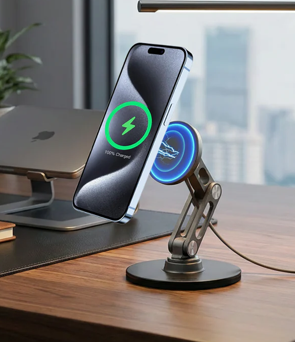 SpaceGrey ClikDock Wireless Stand